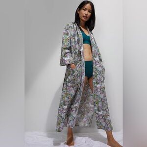 New🌟Anthropologie-Printfresh -Unicorn Garden Robe